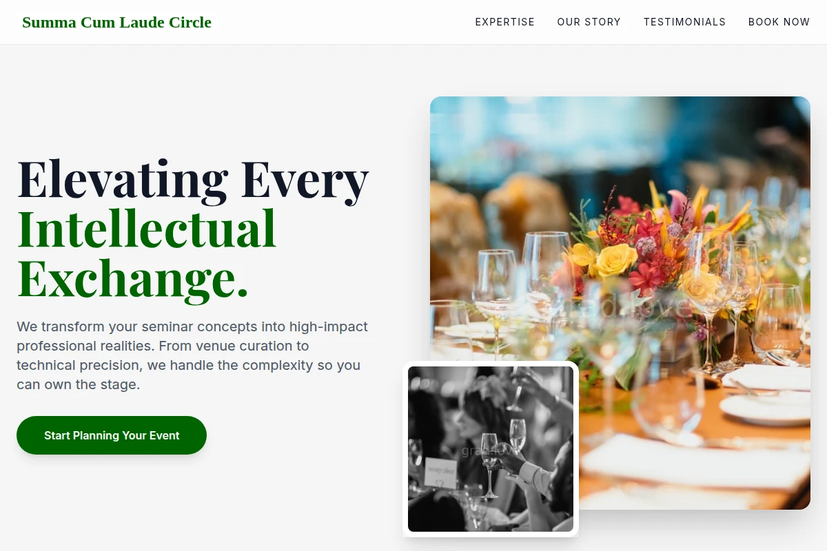 Seminar Event Planning