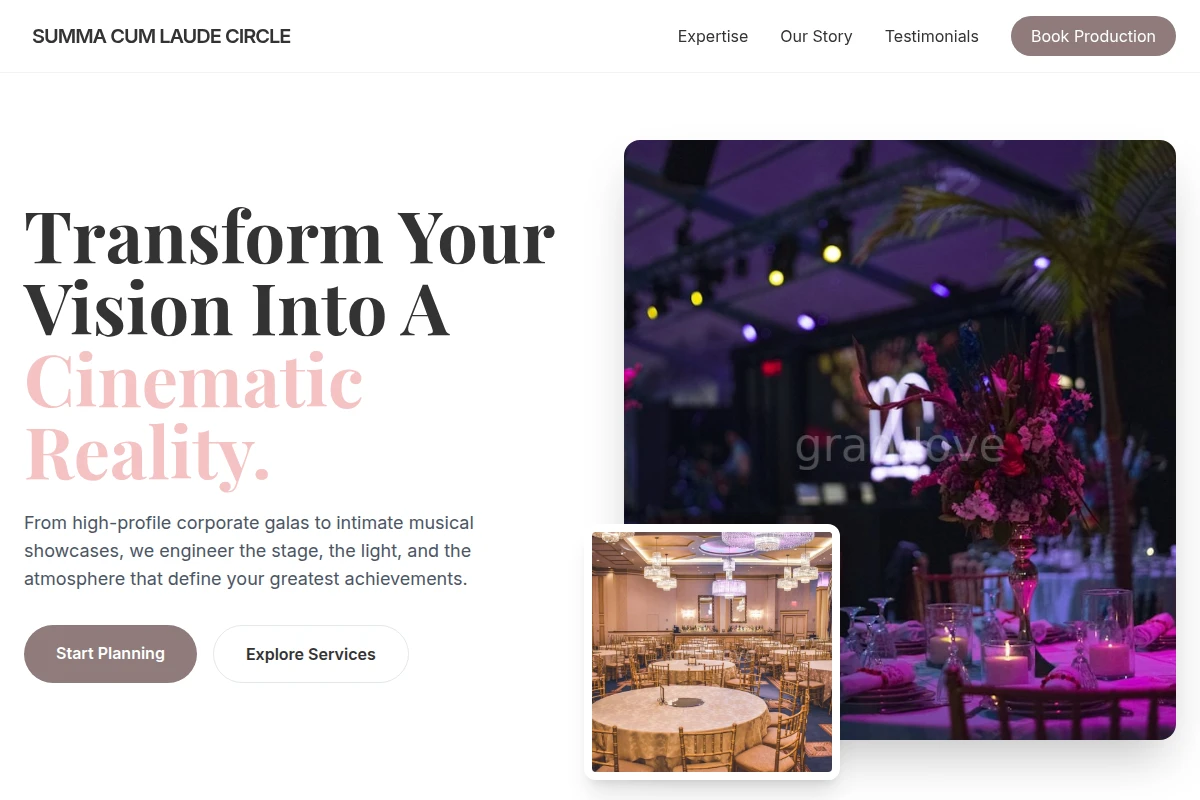 Stage Event Planning